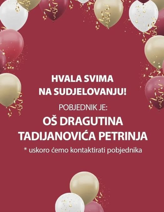 Pobijedili smo u nagradnoj igri “JYSK donira Petrinji”!