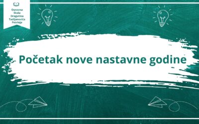 OBAVIJEST O POČETKU NASTAVNE GODINE 2026./2027.